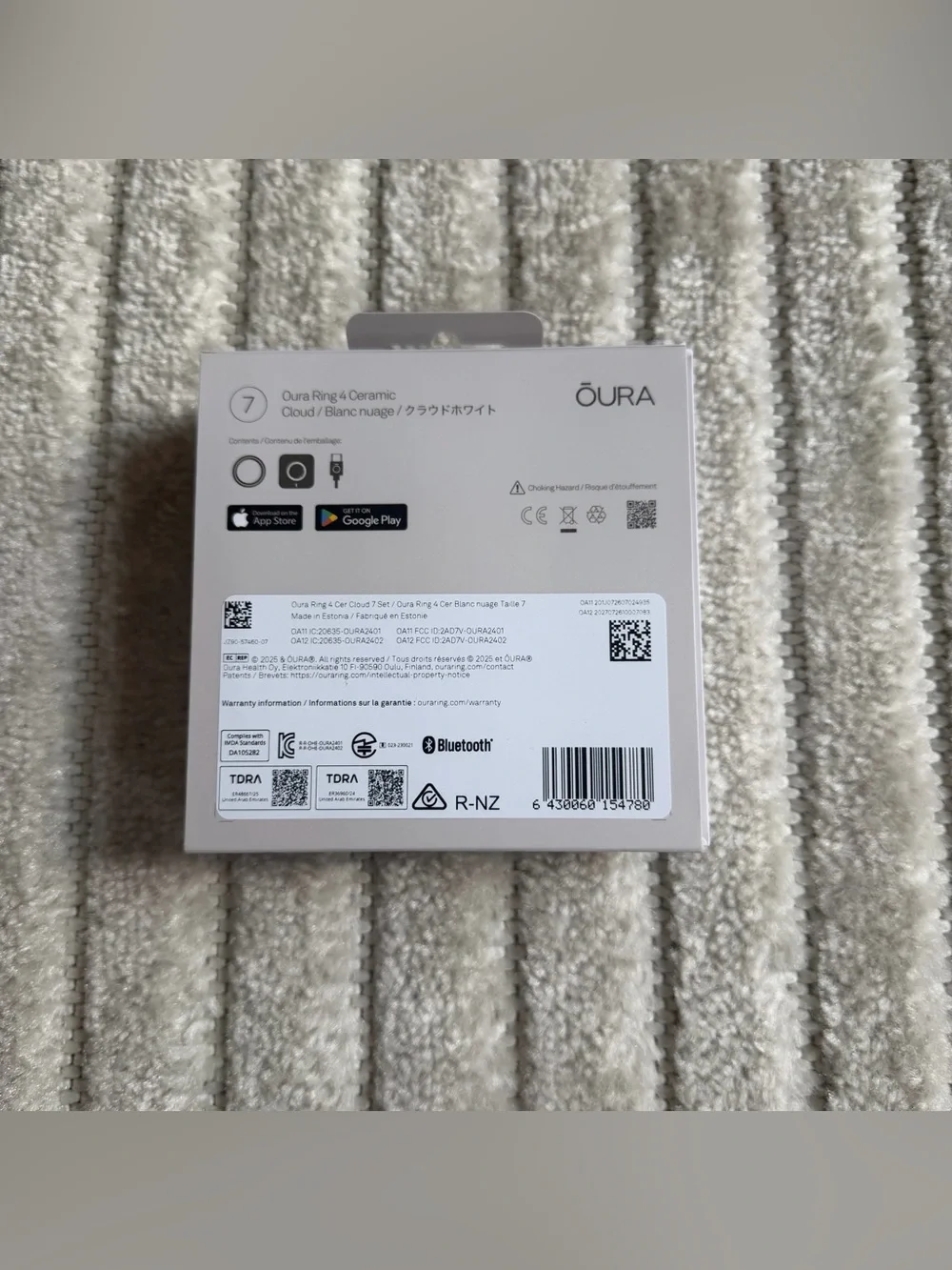 Oura Ring 4 Ceramic- Cloud